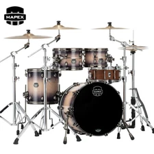 Mapex Saturn Evolution Fusion 4-Piece Birch Shell Pack Exotic Violet Burst 
