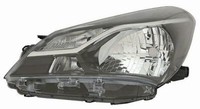 Scheinwerfer Projektor Rechts H4 Pred REG EL Toyota Yaris 2017 Schwarz