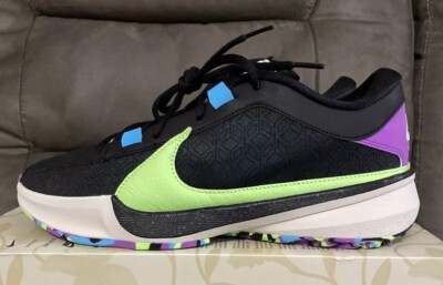 New Nike Men s Zoom Freak 5 Black/Phantom-Fuchsia Dream DX4985-002 Men s 9.5