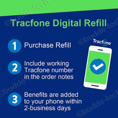 TracFone 1 Year / 365-Day Service Plan + 3GB Data - Digital Refill, Works On All TracFones