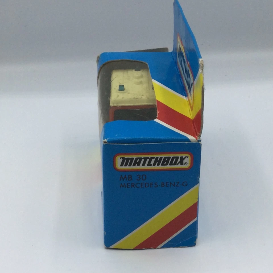 Matchbox 1-75 MB30 Mercedes Benz G Wagon "Unidad de Rescate" Caja Abierta Foto 2 de 4