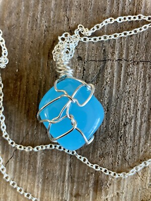 Crystal Necklaces Blue Obsidian Jewelry Blue Obsidian Crystal