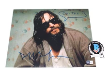 JEFF BRIDGES SIGNED THE BIG LEBOWSKI 11x14 MOVIE PHOTO BECKETT COA COITUS QUOTE