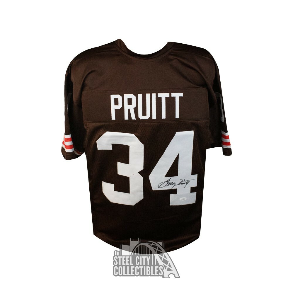 Greg Pruitt Autographed Signed Cleveland Custom Brown Football Jersey - JSA COA 