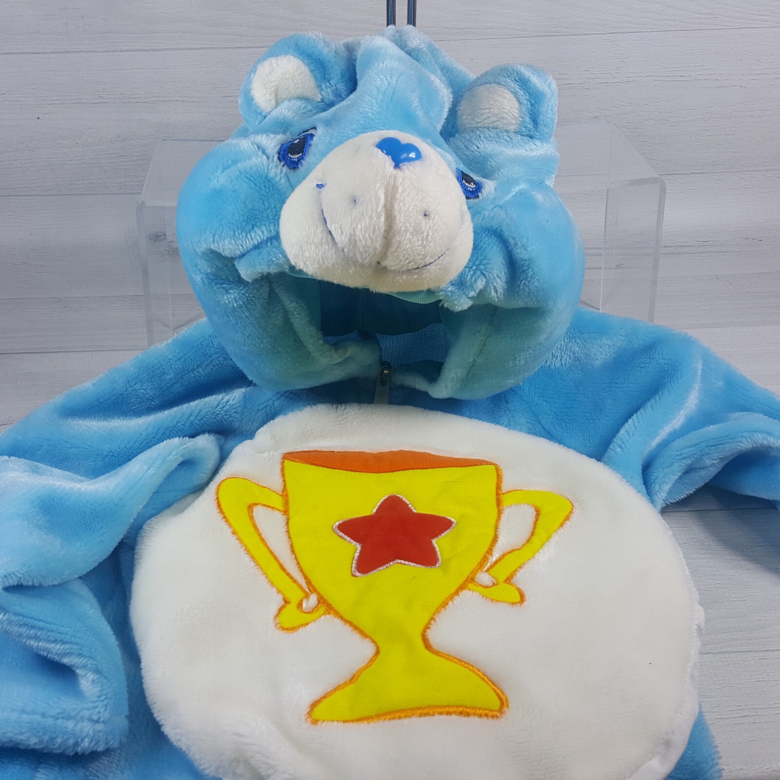 Care Bear Halloween Costume Champ Trophy M24T Blue P… Gem
