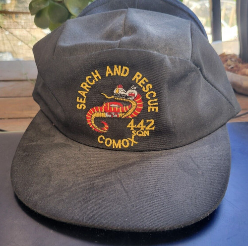ROYAL CANADIAN SEARCH AND RESCUE COMOX 442 SQN SNAPBACK TRUCKER CAP HAT
