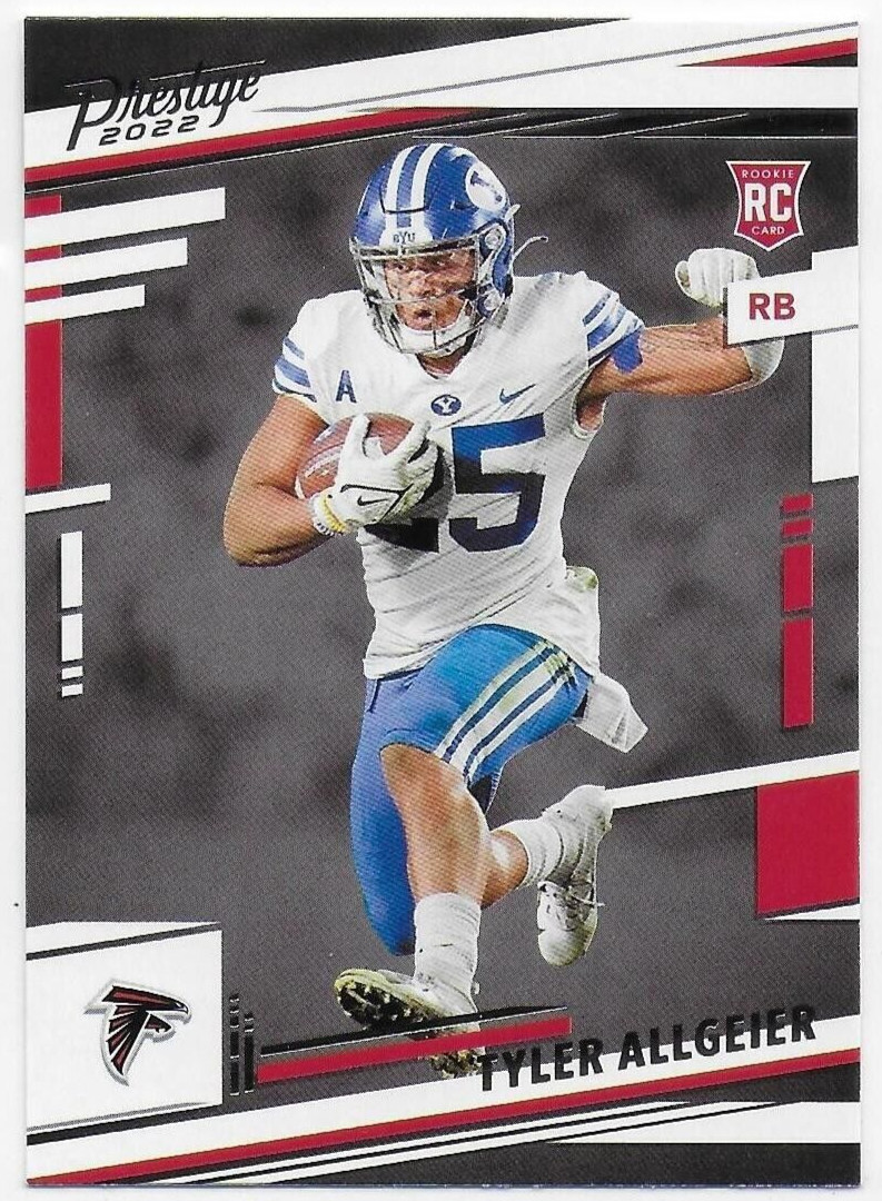 2022 Prestige #357 Tyler Allgeier RC - Atlanta Falcons