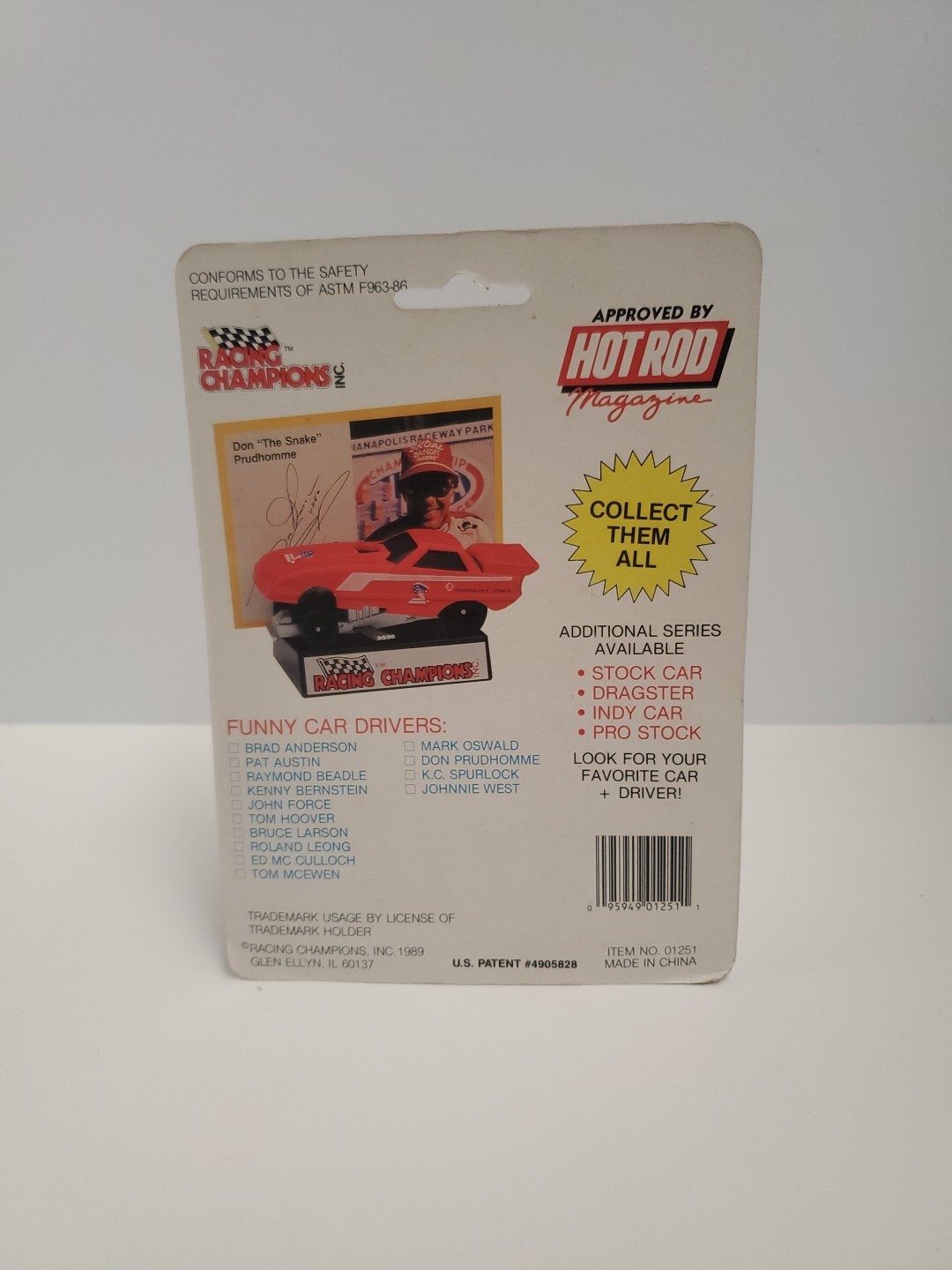 1989 Racing Champions Pat Austin Castrol GTX Funny Car 1/64 Diecast NEW