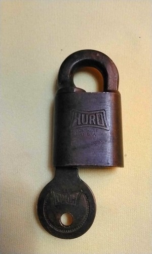 Vintage Hurd US Navy Vorhängeschloss USN