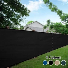 3' 4' 5' 6' 8' x50' Privacy Fence Wind Screen Garden Patio Tarp Mesh Shade Cover