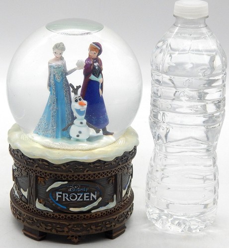 Disney Frozen Musical Snow Globe Store Parks Exclusive Olaf Anna Elsa - RARE - Picture 4 of 9