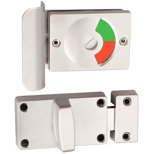 Stainless Steel Bathroom Door Lock Rv Shower Latch Locks Toilet eBay