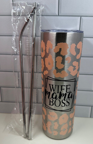 Custom Design Skinny Stainless Steel 20oz Tumbler - Silver - Picture 4 of 22