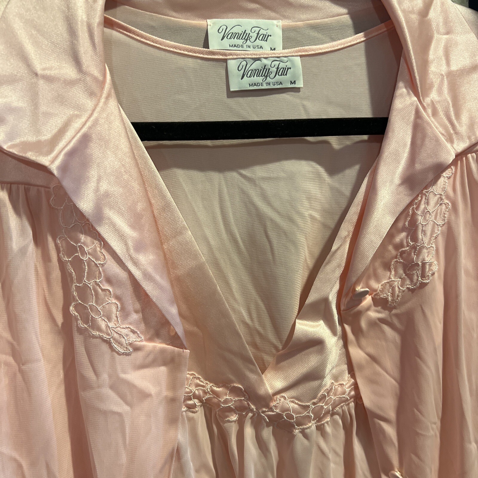 Vintage Vanity Fair Pink Robe Nightgown +Housedre… - image 2