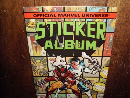 VINTAGE MARVEL UNIVERSE STICKER ALBUM SIGNED BY ARTHUR ADAMS RARE AVENGER M 1986 - Picture 20 of 21