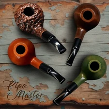Mr. Brog HAND MADE WOODEN TOBACCO SMOKING PIPE 48 Chochla Pear