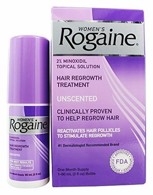 Women's Rogaine 2% Minoxidil Topical Solution for Hair ...
