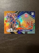 2020-21 Donruss Optic Express Lane Isiah Thomas #21 Orange Prizm /39 Pistons