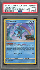 PHIONE SM220 COSMIC ECLIPSE PRERELEASE POKEMON PSA 9 MINT on eBay