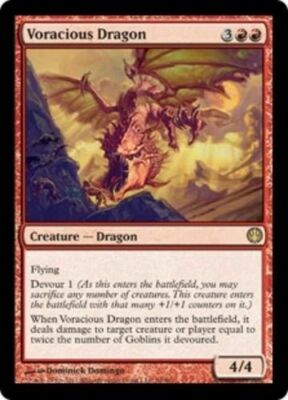 1x VORACIOUS DRAGON - Duel Deck / Shards - MTG - Magic the Gathering - NM