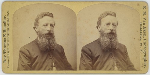 NEW YORK SV - Elmira - Reverand Thomas K. Beecher - EM Van Aken 1870s