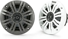Kicker 45KM44 4" 4-Ohm with Charcoal White Grills