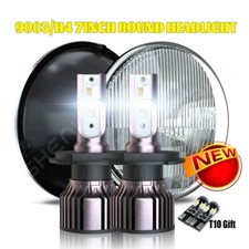 7" Round LED Headlights DRL For Toyota Land Cruiser FJ60 FJ40s FJ45s