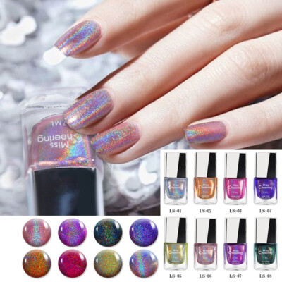Nail Gel Polish Soak off UV LED Holographic Laser Colorful Nail Varnish Nail Art