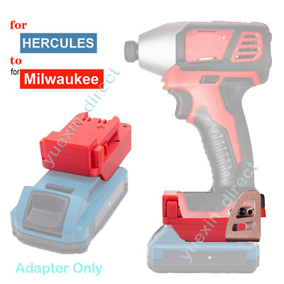 #ad Adapter For Hercules 20V Battery Convert to for Milwaukee 18V Tools Connector $18.89