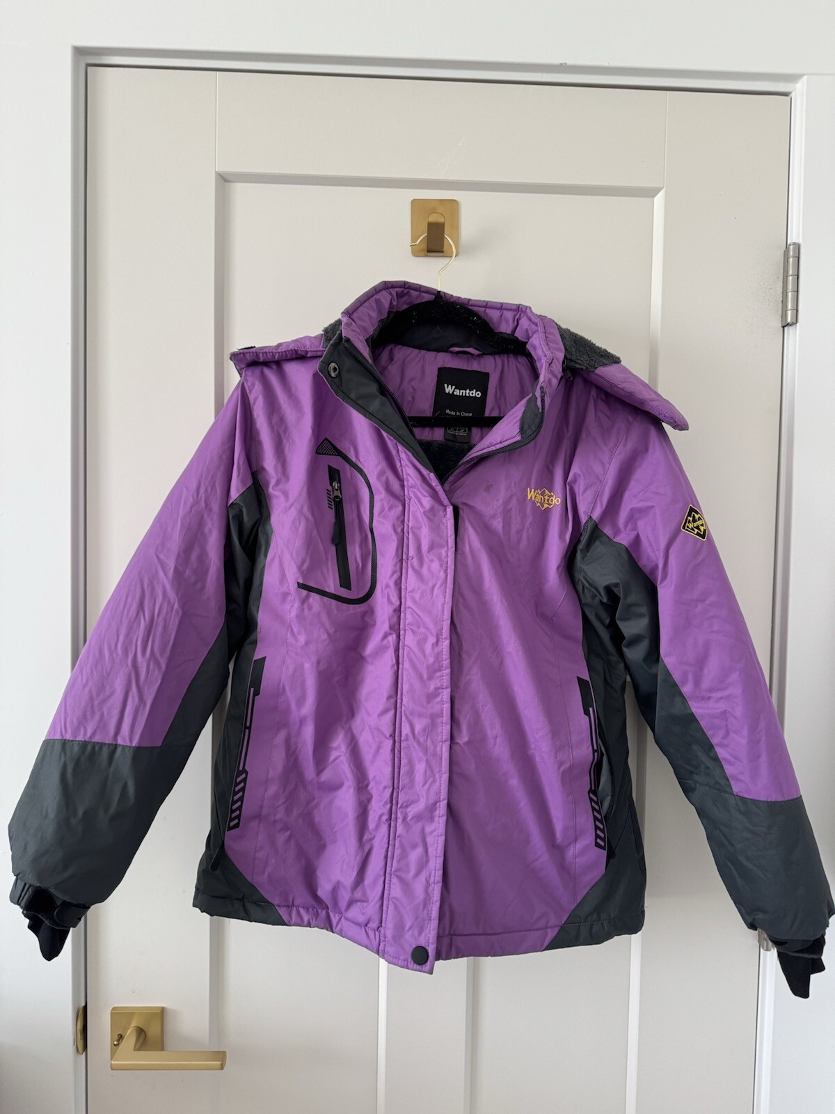Purple Winter Jacket  Wantdo Small - image 1