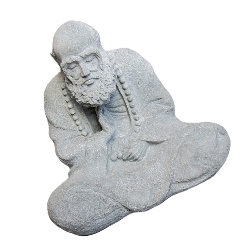 Sandstone Bodhidharma Small Buddha Statue Fish Tank Ornaments eBay