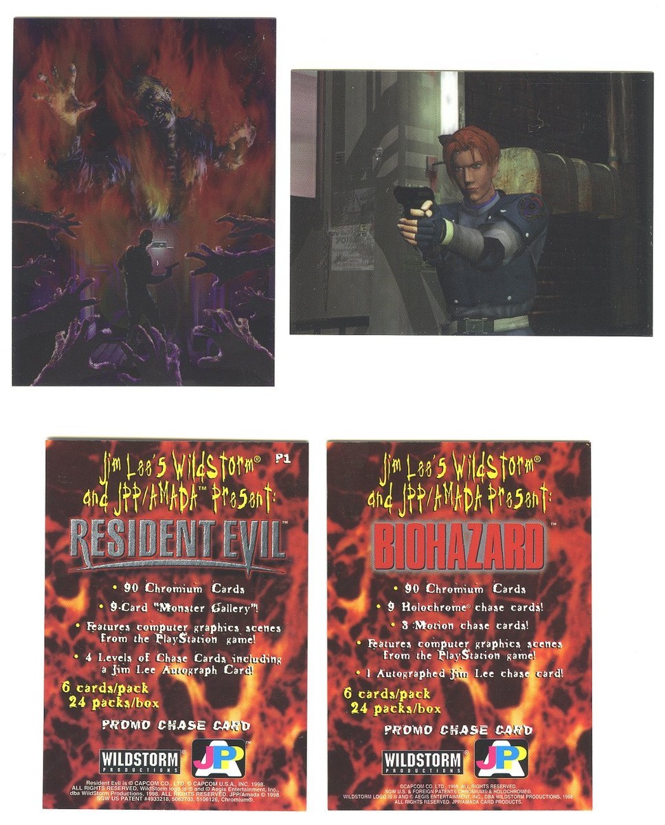 JPP BIOHAZARD CHROMIUM TRADING CARDS未開封品