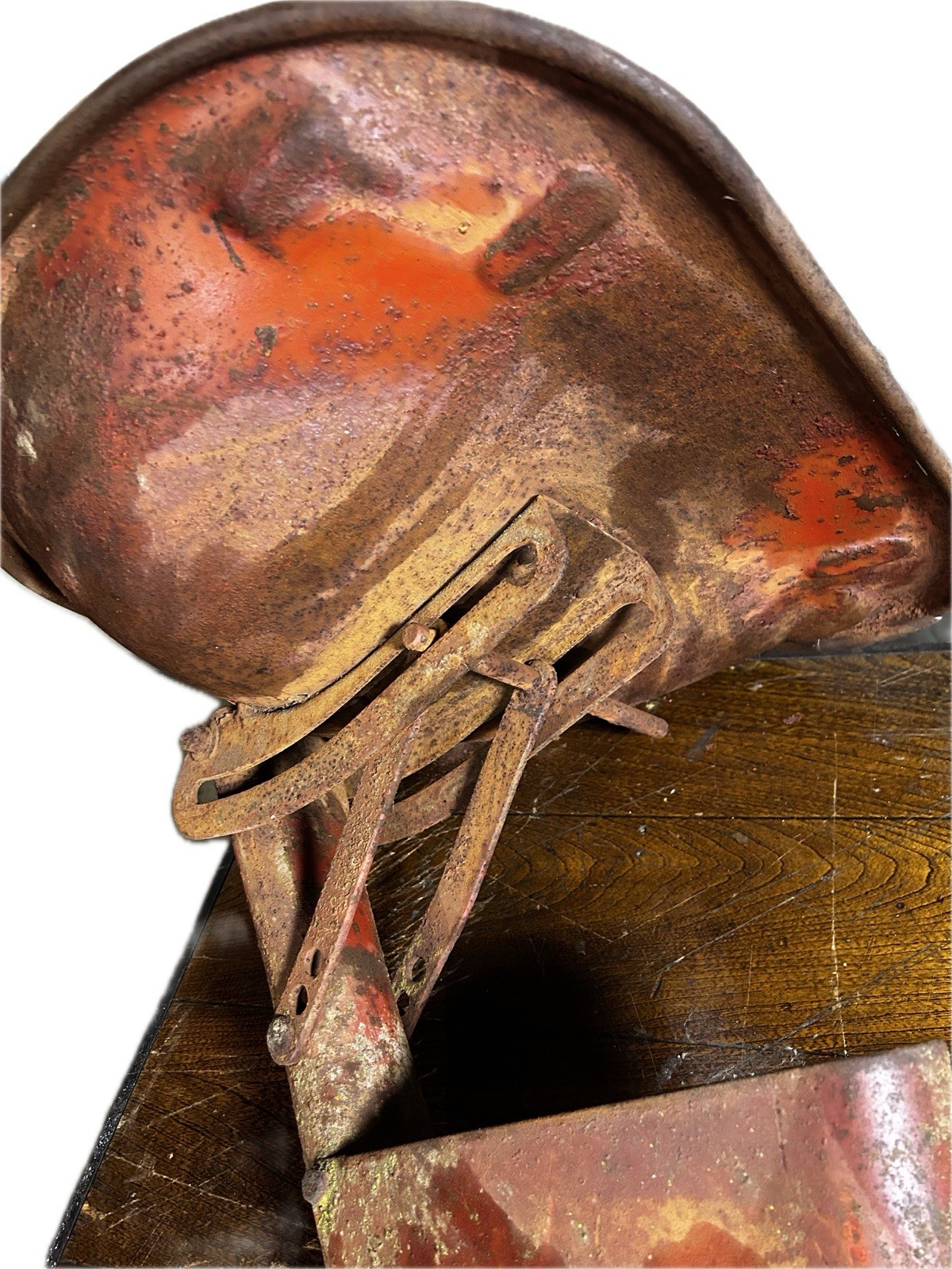 Genuine IH Original Farmall H M MD Seat Pan Assembly w/ Base & Toolbox(READ) thumbnail 7