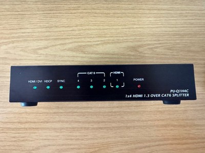 CYP PU-Q1H4C 1 x HDMI mit Pass Through auf 3 x CAT6 Out Verteiler Verstärker