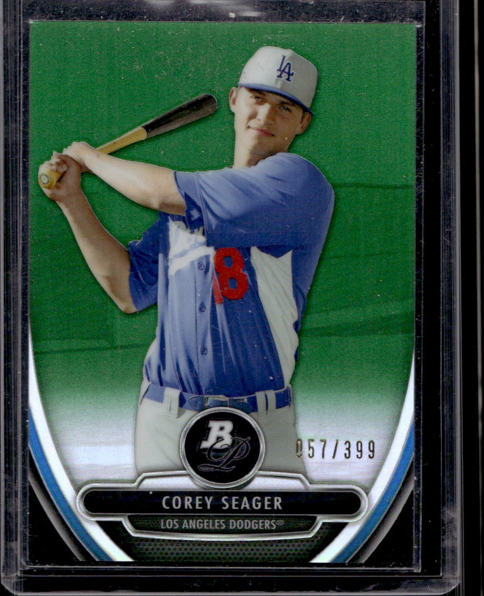 Corey Seager 2013 Bowman Platinum #BPCP41 Green /399