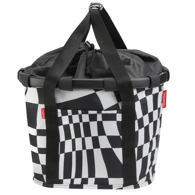 Klickfix Reisenthel Fahrrad E-Bike Lenker-Korb Bikebasket OP Art weiß 0303OA