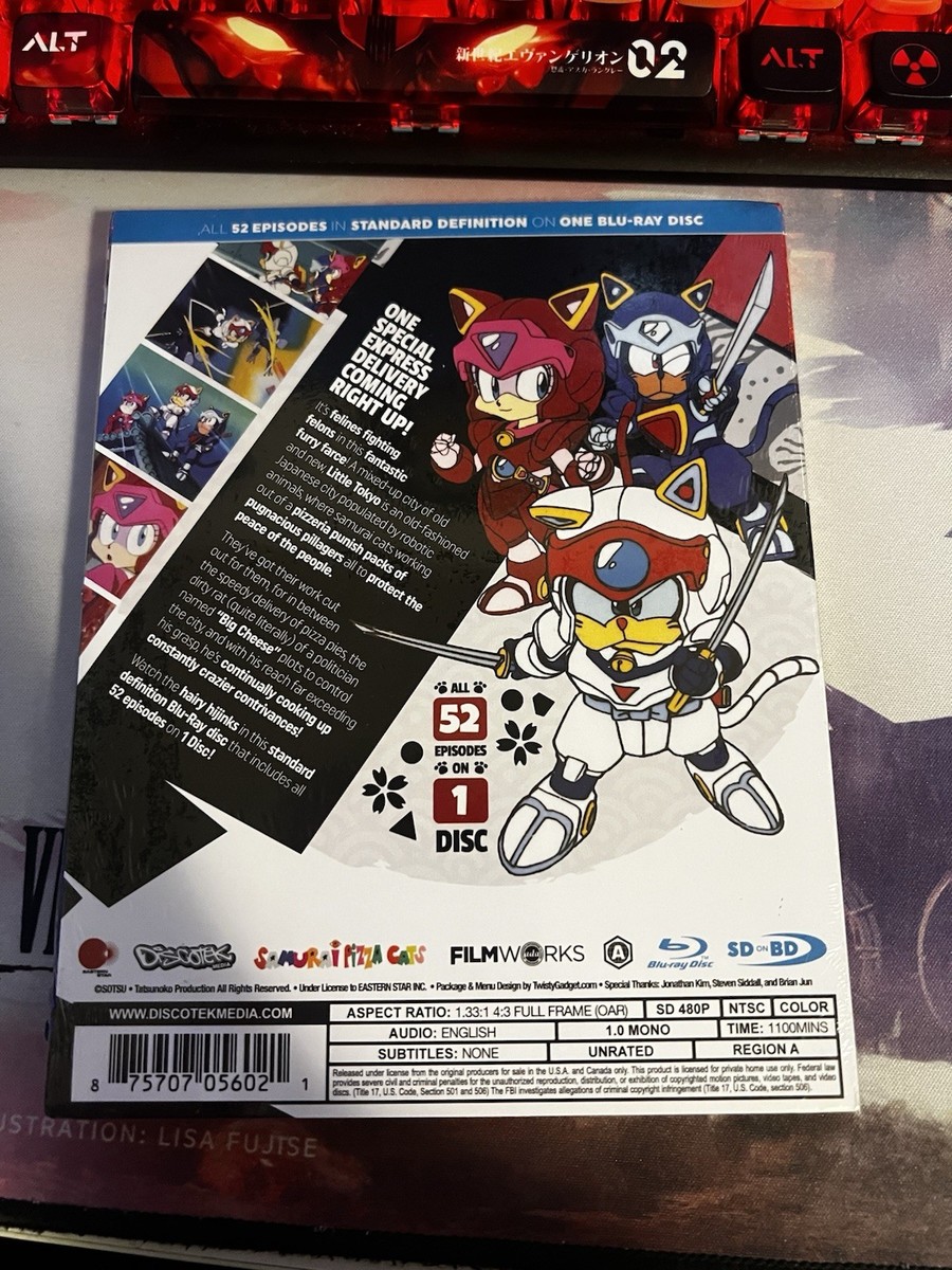 Samurai Pizza Cats: the Complete Collection (Blu-ray, 1990