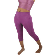 LULULEMON In The Flow Crop Il leggings in "Heathered Regal Plum" size 6.