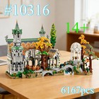 Lord of the Rings: Rivendell (10316) 6167PCS Building Blocks w/ 15 Figures