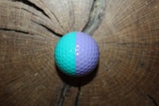 VINTAGE LAVANDER AND TEAL PING GOLF BALL