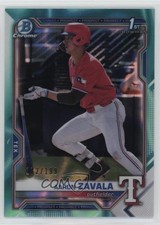 2021 Bowman Draft Chrome Aqua Lava Refractor 172/199 Aaron Zavala #BDC-101 1n8a