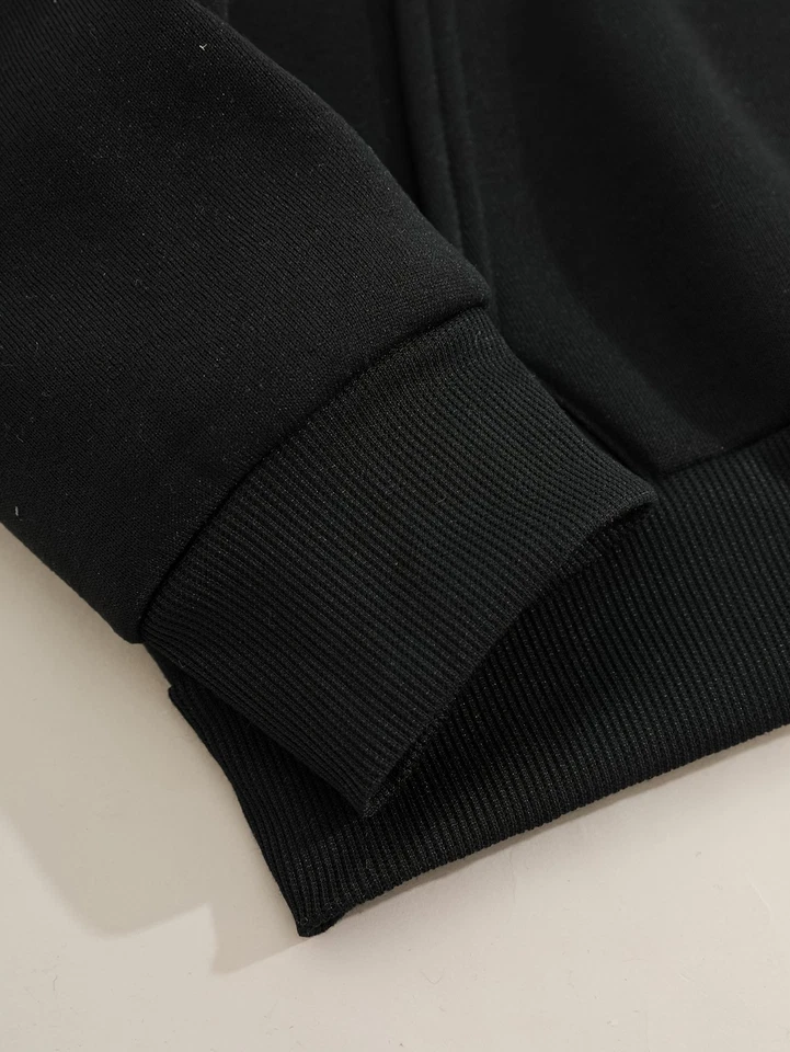 Una Sudadera Mujer Poliéster Fibra Capucha con Estampado de Calavera y Letras Foto 4 de 4