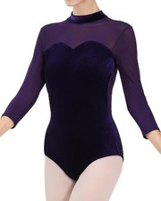 - Pia - Velvet  Net Dance Leotard For Women. Leotards for Women Ballet and D...
