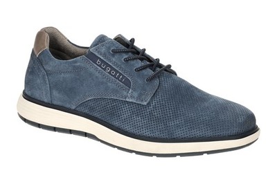 Bugatti Schuhe BRUTE blau Herrenschuhe elegante Halbschuhe 321-AS402-1400 4000