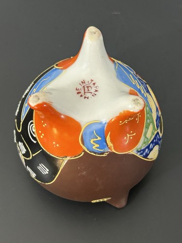 Victorian Satsuma Japanese Porcelain Sugar Bowl 3 1/4” Tea Set Antique - Picture 6 of 10