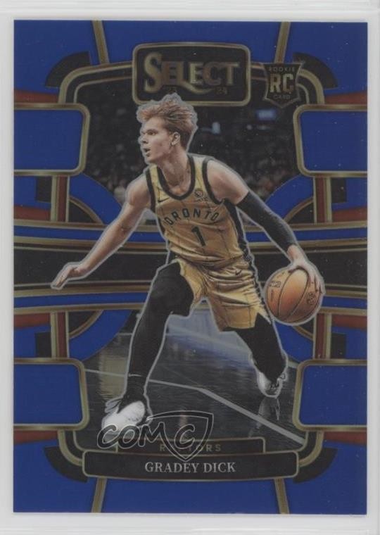 2023-24 Panini Select Concourse Blue Prizm Gradey Dick #90 1er4