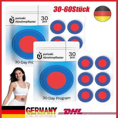 MARKENLOS Purisaki Abnehmpflaster Original, Natürliche Metabalance Patch, Gewichtskontroll