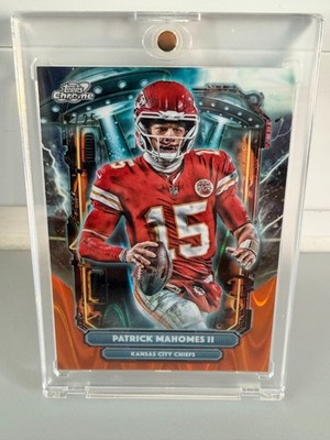 2025 Topps Cosmic Chrome Patrick Mahomes II ET-9 Orange Galactic 02/25 SSP