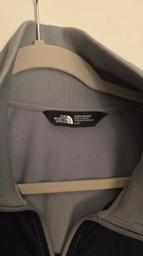 The North Face Tnf jacket Tech FZ FLEECE FULL ZIP Blue Gray Size L image 5