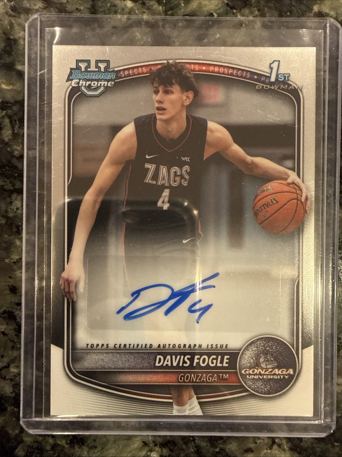 Topps 2025-26 Bowman 1st Chrome Basketball Davis Fogle Rookie Autograph